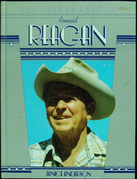 Ronald Reagan Signed The Screen Greats Book (BAS Auto Grade 9)