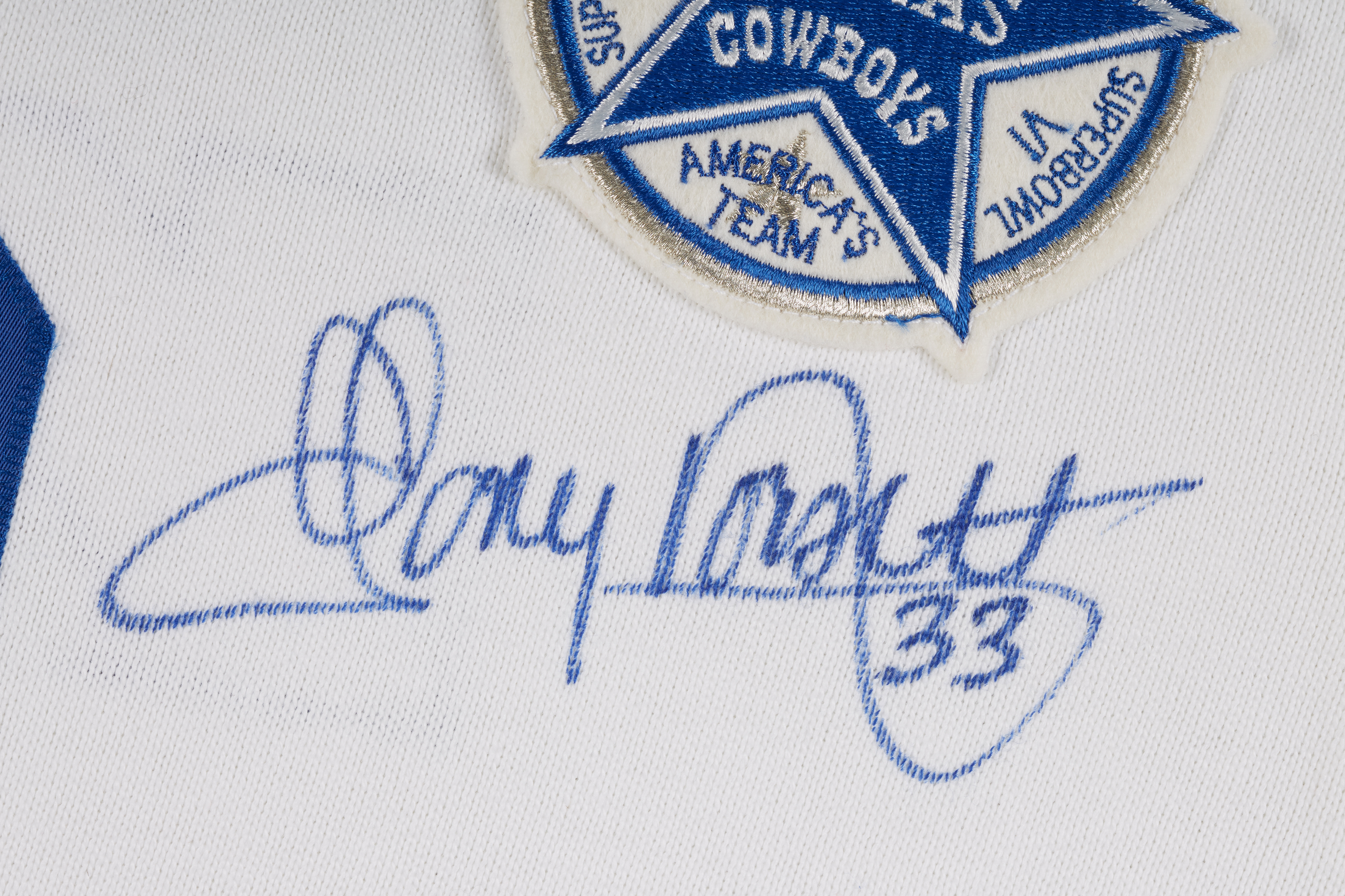 Lot Detail - Tony Dorsett Signed Dallas Cowboys Jersey