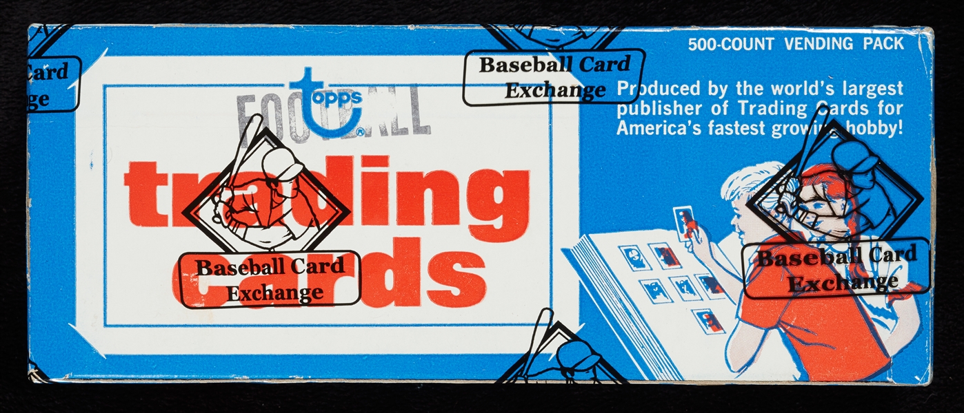 1972 Topps Football 1st Series Vending Box (500) (Fritsch/BBCE)