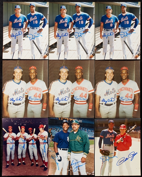 Multi-Signed 8x10 Photo Group with Big Red Machine (9)