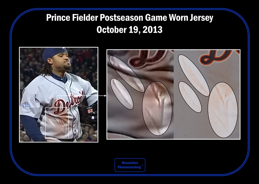 Prince Fielder 2013 Tigers Game-Used Postseason Jersey (Photomatched to ALCS Game 6)