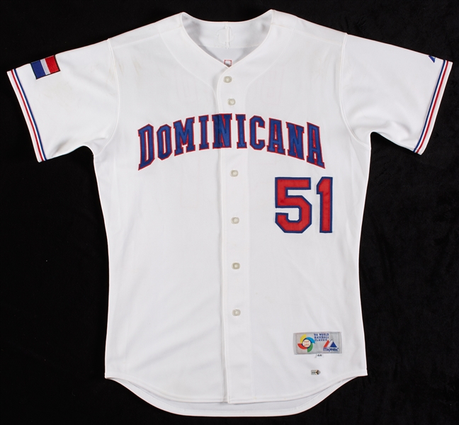 Eude Brito 2006 Dominican Republic Game-Used World Baseball Classic Jersey (MLB)