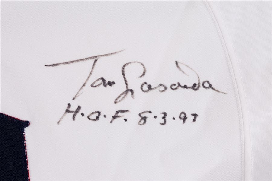 Tommy Lasorda 2000 Team USA Game-Used Signed Jersey (USA LOA)