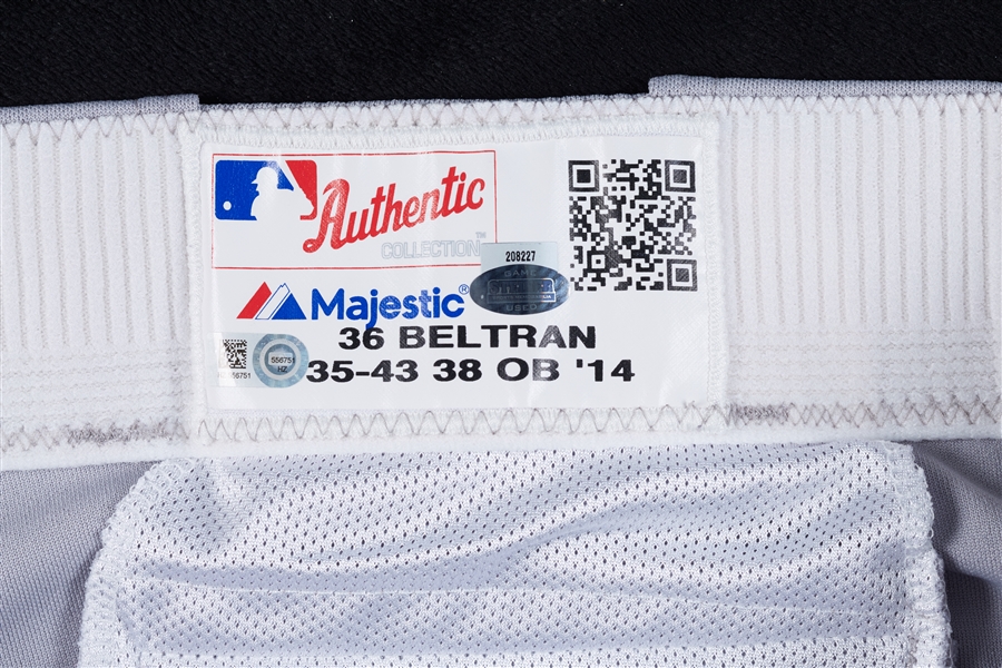 Carlos Beltran 2014 Game-Used Yankees Pants (MLB) (Steiner)