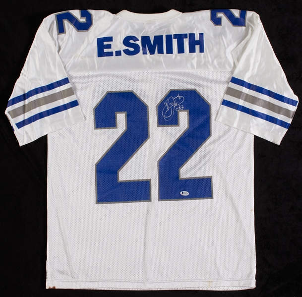 Emmitt Smith Signed Cowboys Jersey (BAS)