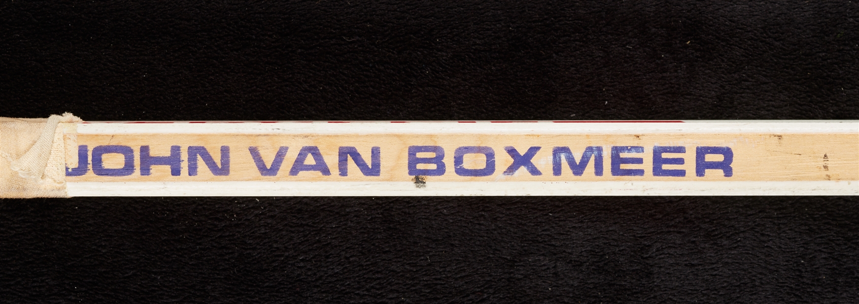 John Van Boxmeer Game-Used Hockey Stick