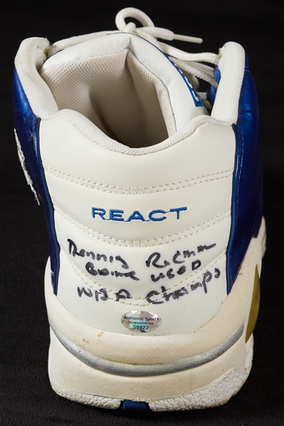 Dennis Rodman Game-Used Converse Shoe (ASI COA)