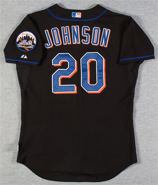 Howard Johnson 2010 Game-Used Mets Jersey (MLB)