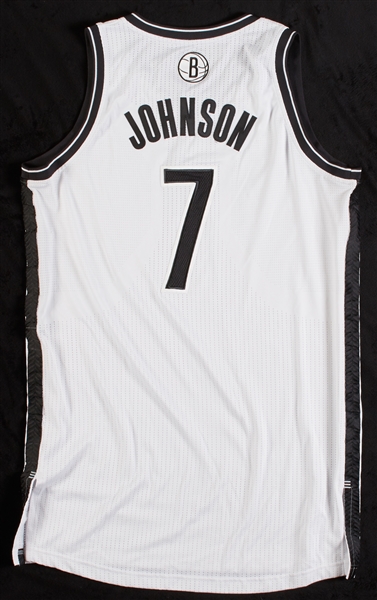 Joe Johnson 2013-14 Game-Used Brooklyn Nets Jersey (Steiner)