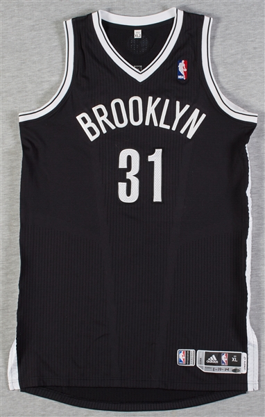 Jason Terry 2013-14 Game-Used Nets Jet Jersey (Steiner)
