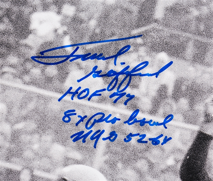Frank Gifford Signed 16x20 Photo (17/77) (Steiner)