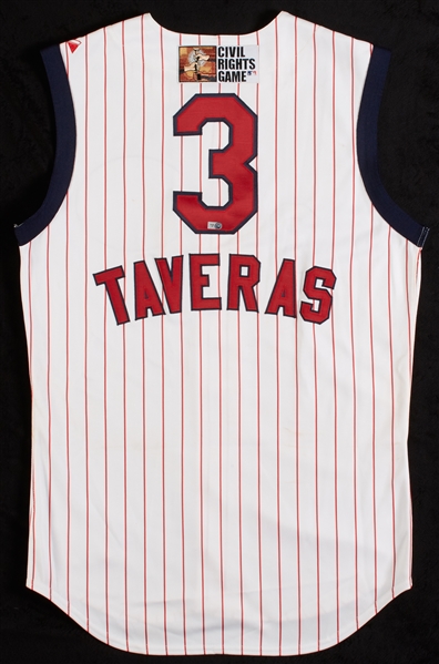 Willie Taveras 2009 Game-Used Reds Civil Rights Game Jersey (MLB) (Steiner)