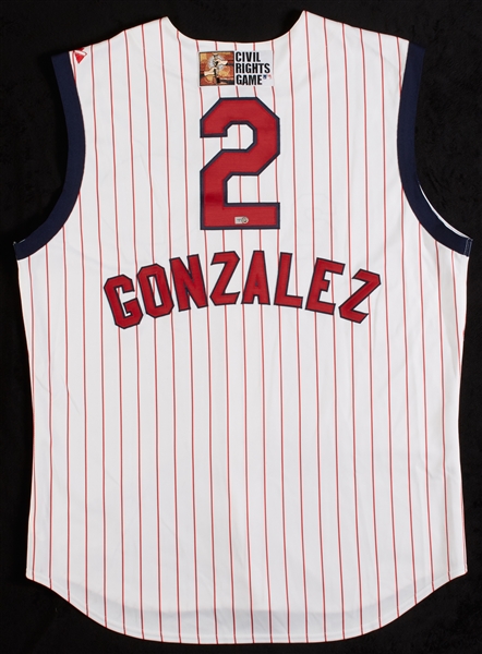 Alex Gonzales 2009 Game-Used Reds Civil Rights Game Jersey (MLB) (Steiner)
