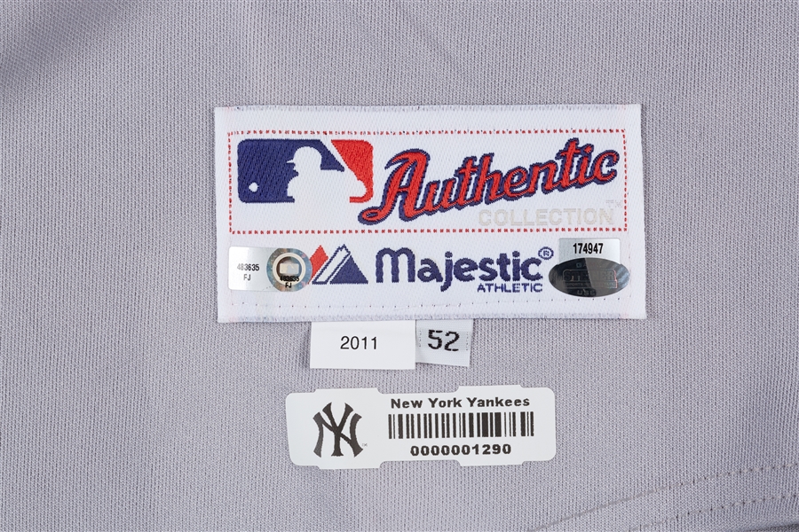 Phil Hughes 2011 Game-Used Yankees Opening Day Jersey (Steiner) (MLB)