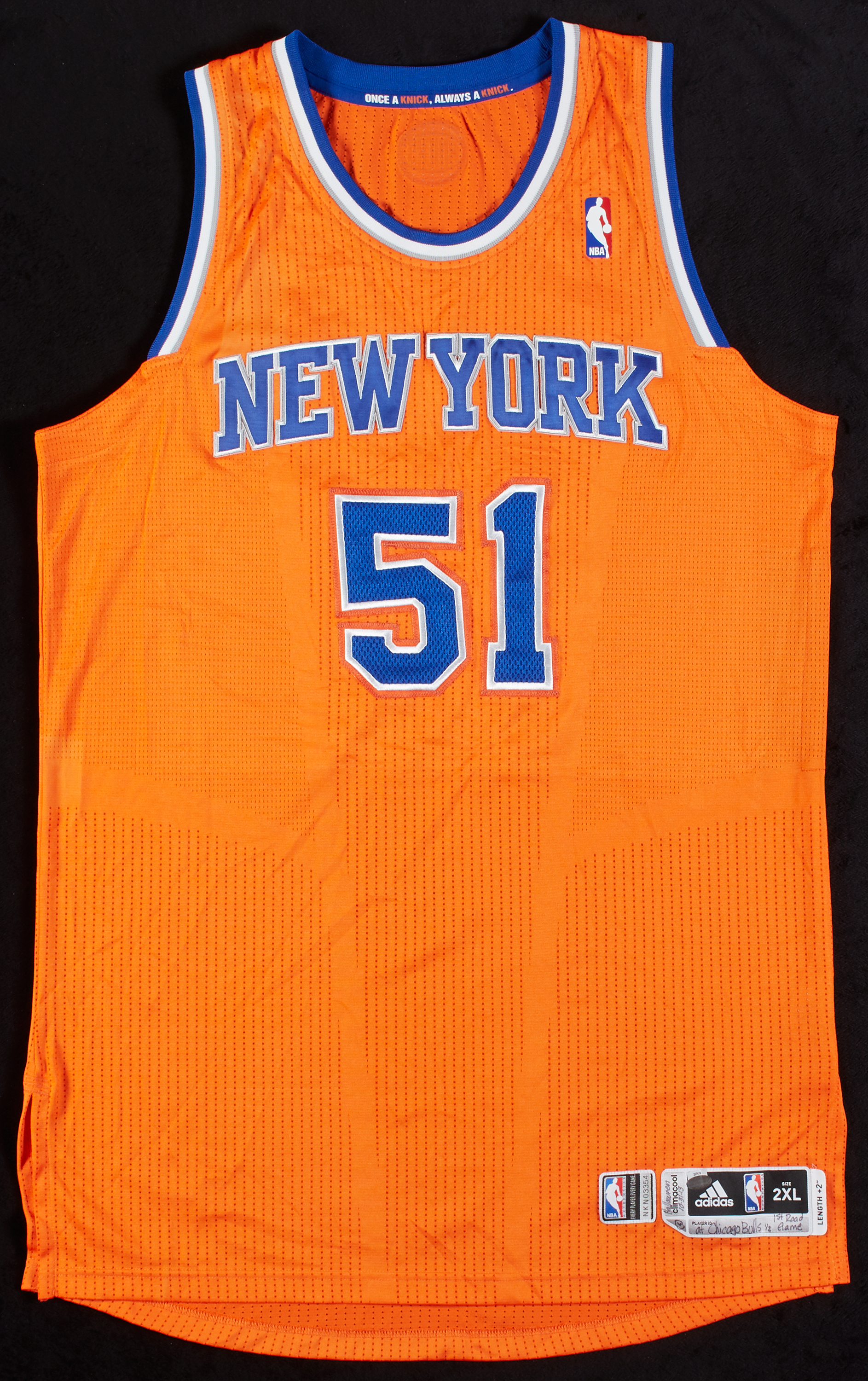 Lot Detail - Metta World Peace 2013-14 Game-Used Knicks Halloween ...