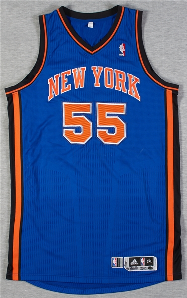 Josh Harrellson 2011-12 Game-Used Knicks Playoffs Jersey (Steiner)