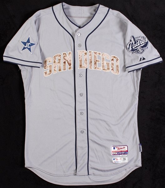 Seth Smith 2014 Game-Used Padres Memorial Day Camo Style Jersey (MLB)