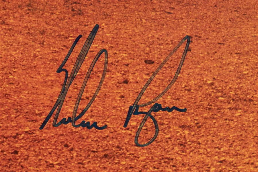 Nolan Ryan Signed Posters Group with Texas Ranger, 4000 Strikeouts & 5000 Strikeouts (3)