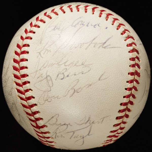 1968 New York Mets Team-Signed Baseball (25) (BAS)