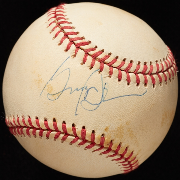 George Steinbrenner Single-Signed OAL Baseball (BAS)