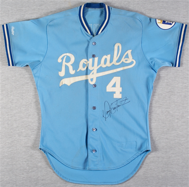 Danny Tartabull 1987 Game-Used & Signed Royals Home Jersey (BAS)