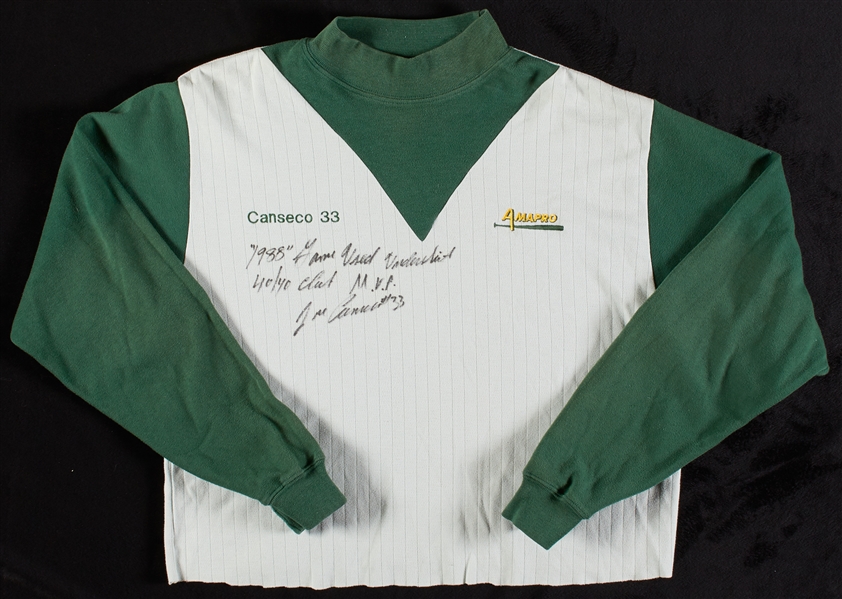 Jose Canseco 1988 Game-Used & Signed Undershirt (BAS)