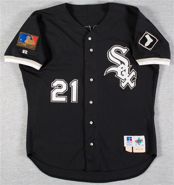 Scott Sanderson 1994 Game-Used White Sox Home Jersey