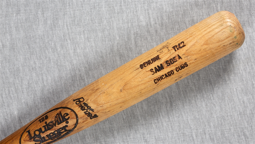 Sammy Sosa 1993 Batting Practice-Used Louisville Slugger Bat (PSA/DNA Taube)