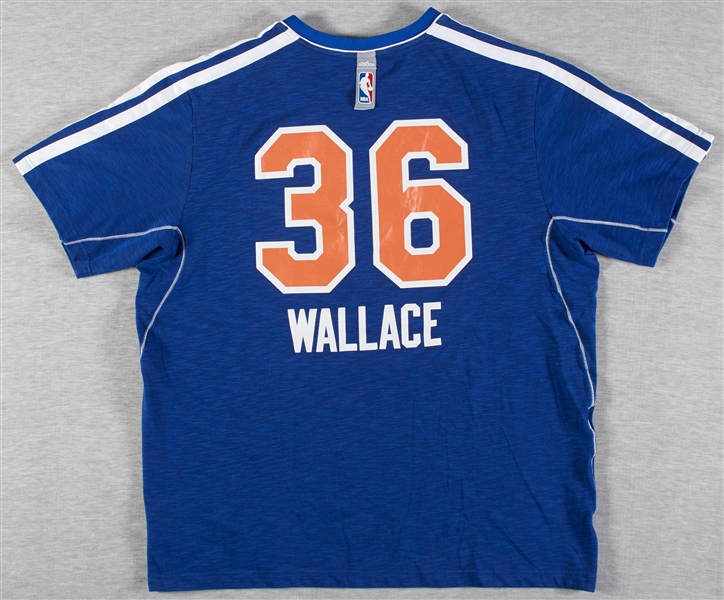 Rasheed Wallace 2012-13 Game-Used Knicks Warmup Shirt (Steiner)