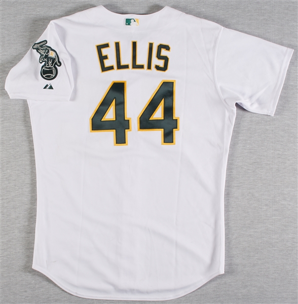 A's 2010 Game-Used Ellis Jersey