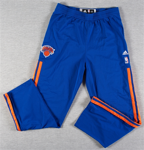 Carmelo Anthony 2012-13 Knicks Game-Used Warmup Pants (Steiner)