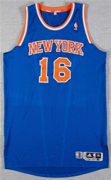 Steve Novak 2012-13 Knicks Game-Used Jersey (Steiner)