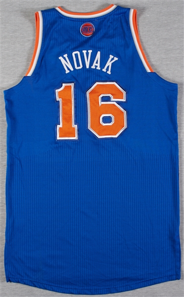 Steve Novak 2012-13 Knicks Game-Used Jersey (Steiner)