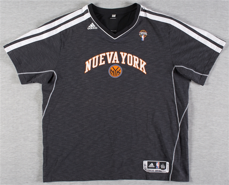 Chris Copeland 2012-13 Knicks Game-Used Nueva York Warmup Shirt (Steiner)