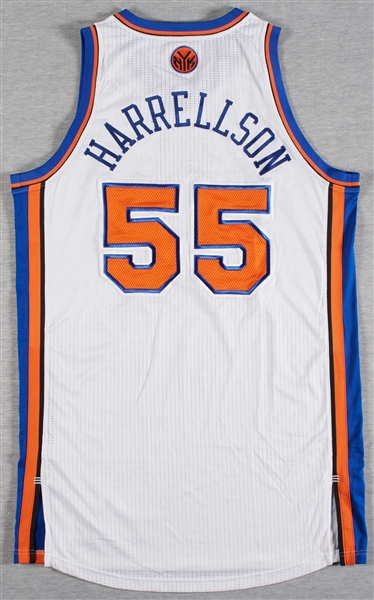 Josh Harrellson 2011-12 Knicks Game-Used Nueva York Jersey (Steiner)