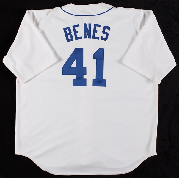 Alan Benes 1997 Cardinals Game-Used Signed Jackie Robinson 4th of July Weekend Jersey & Cap (Cardinals LOA)