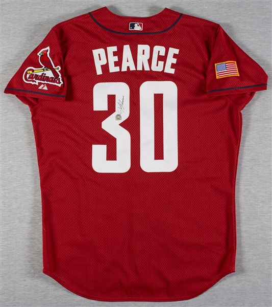 Josh Pearce 2007 Cardinals Game-Used Signed Team USA Jersey (MLB) 