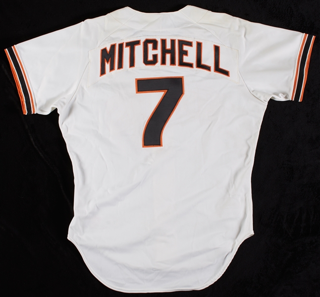Kevin Mitchell 1990 Giants Game-Used Signed Jersey (Giants LOA) (BAS)