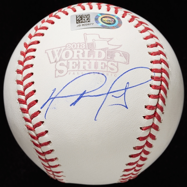 David Ortiz Single-Signed 2013 World Series Baseball (MLB) (Fanatics)