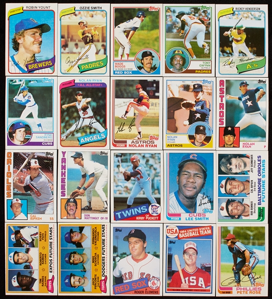 Super High-Grade Topps Baseball Sets Run from 1980-85 (6)
