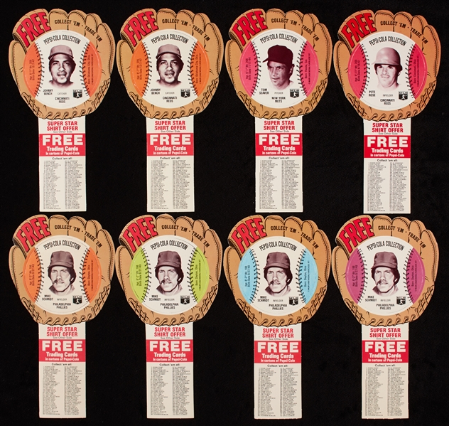 1977 Pepsi-Cola Baseball Stars Pristine Group (163)