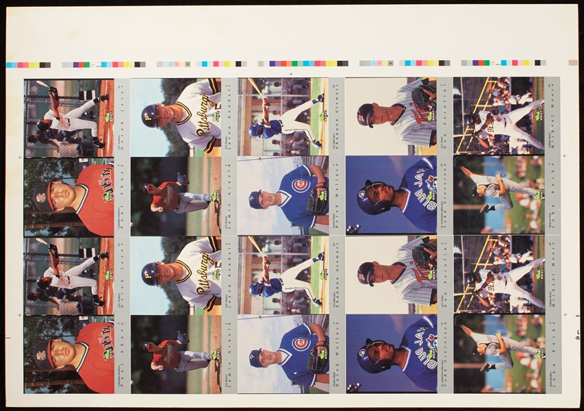 1992 Classic Baseball Unopened Set Box (24) with Uncut Sheet (Jeter RCs)