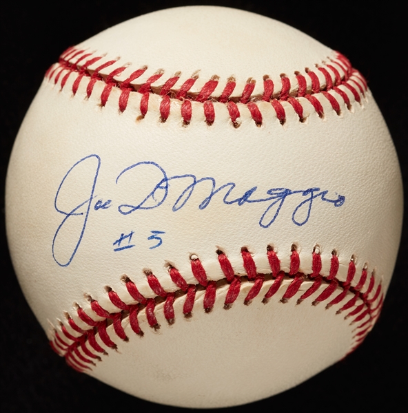 Joe DiMaggio Single-Signed OAL Baseball #5 (JSA)