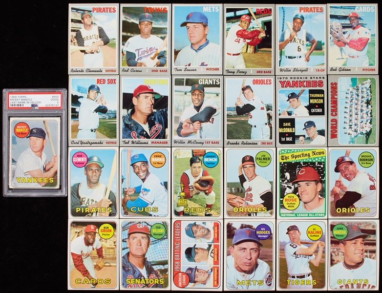 1969 and 1970 Topps Baseball Near Sets (2)