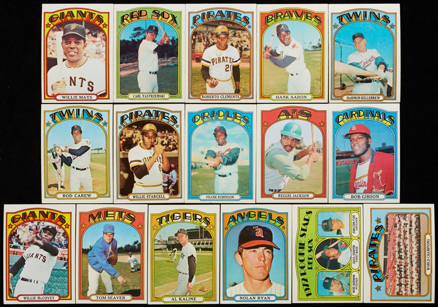 1972 Topps Baseball Near Set (769)