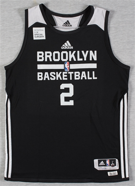 Randy Foye 2016-17 Nets Game-Used Reversible Home Practice Jersey (Steiner)