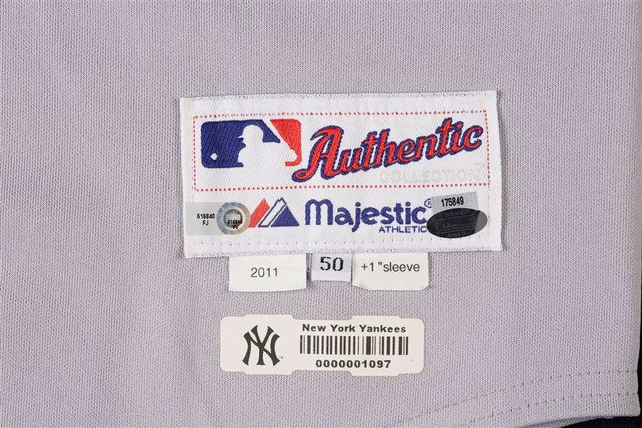 Russell Martin 2011 Yankees Game-Used Jersey (MLB) (Steiner)