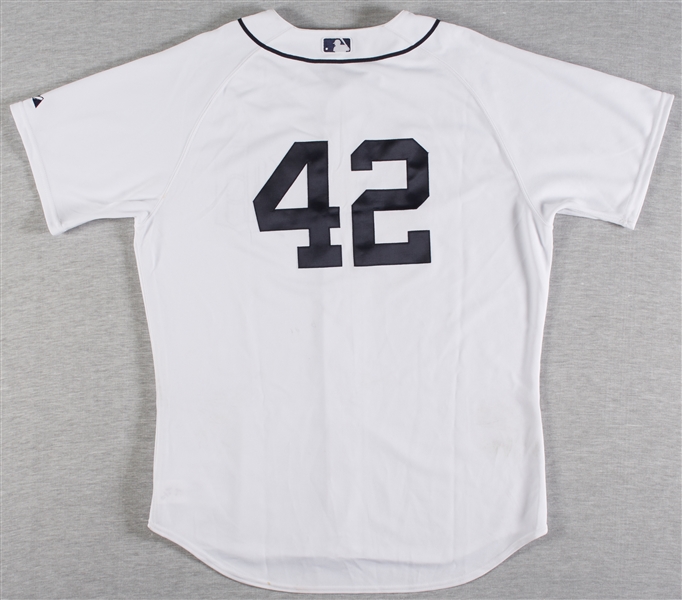 Magglio Ordonez 2009 Tigers Game-Used Jackie Robinson Day Jersey (MLB)