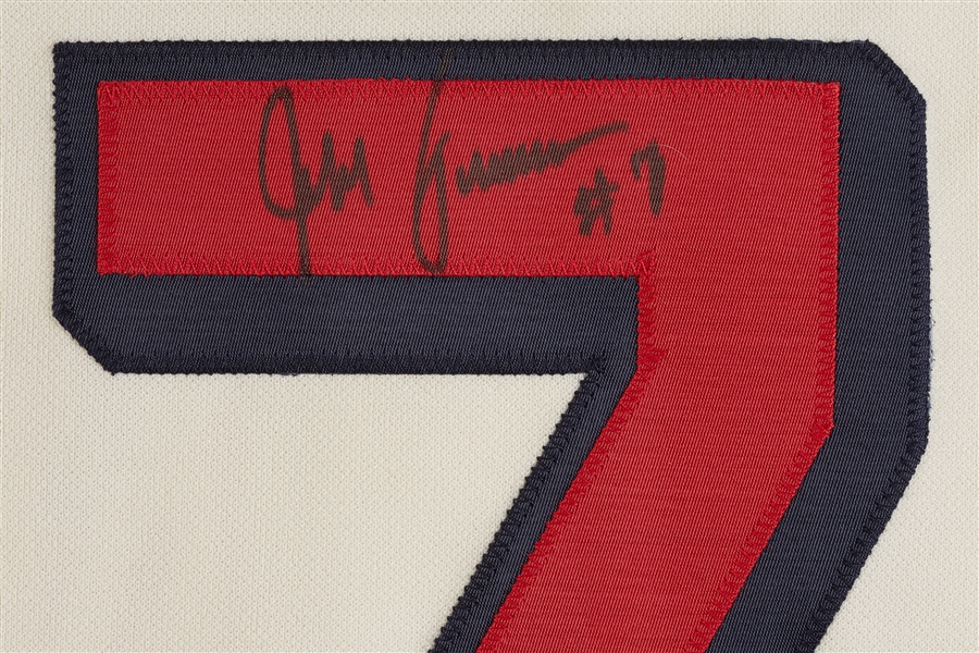 Jeff Francoeur 2005 Braves Game-Used Signed Negro League Style Throwback Jersey (MLB)