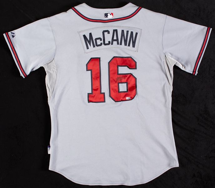 Brian McCann 2009 Braves Game-Used Signed Jersey (MLB)